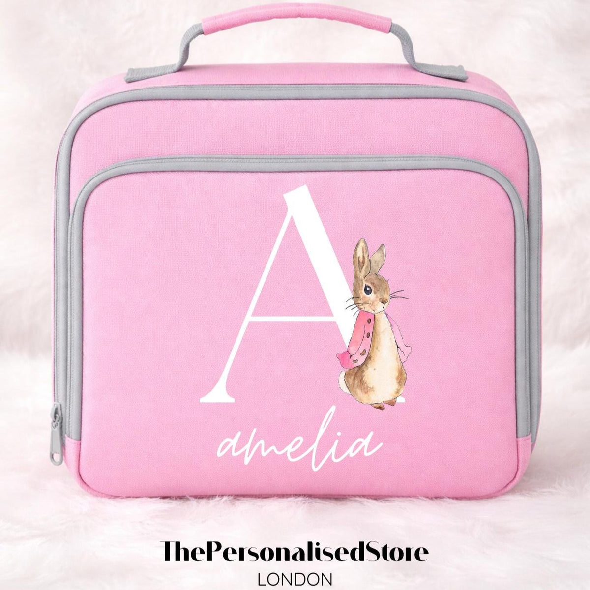 Personalised Girls Flopsy Bunny Lunch Box