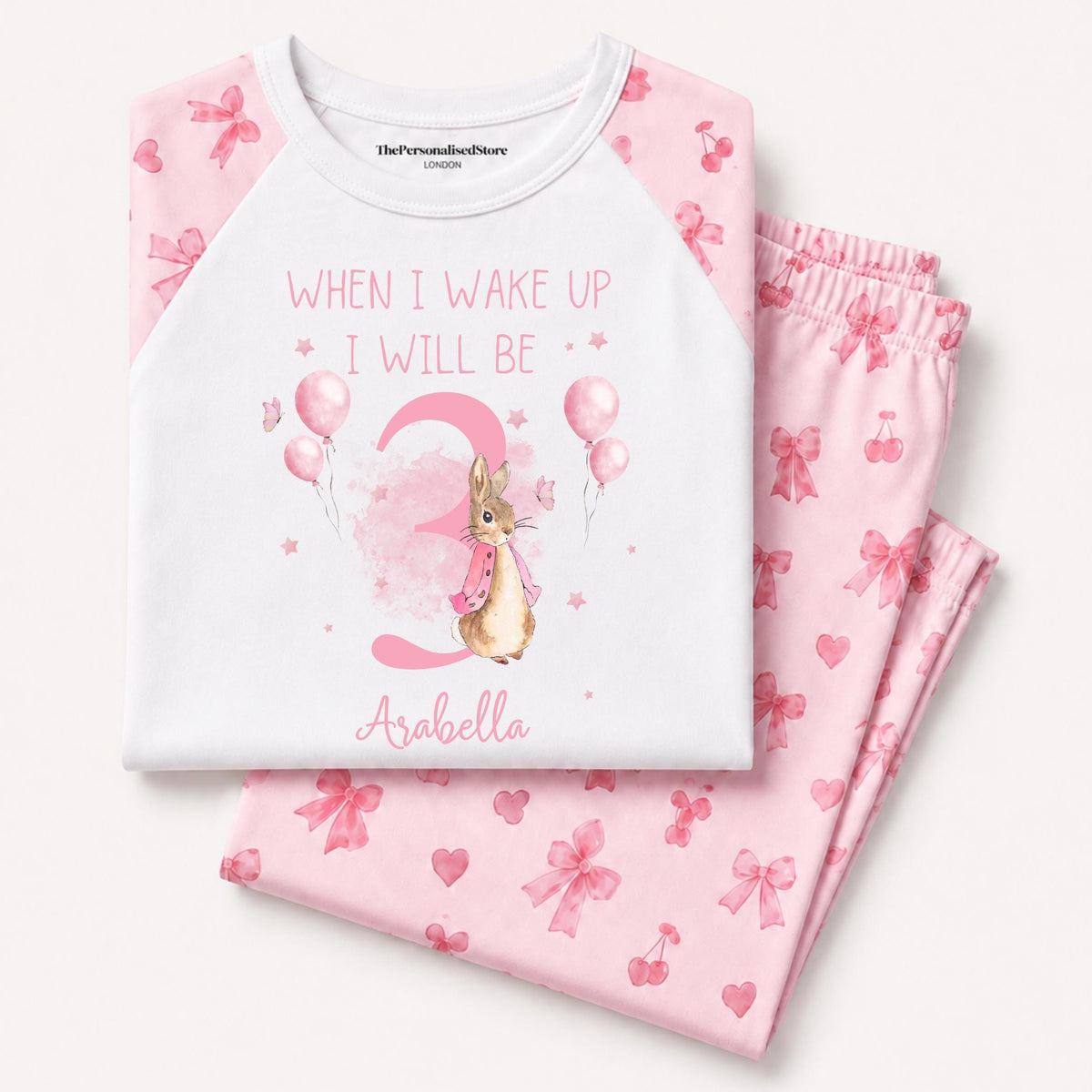 Personalised 'Flopsy Bunny' Pyjama Set