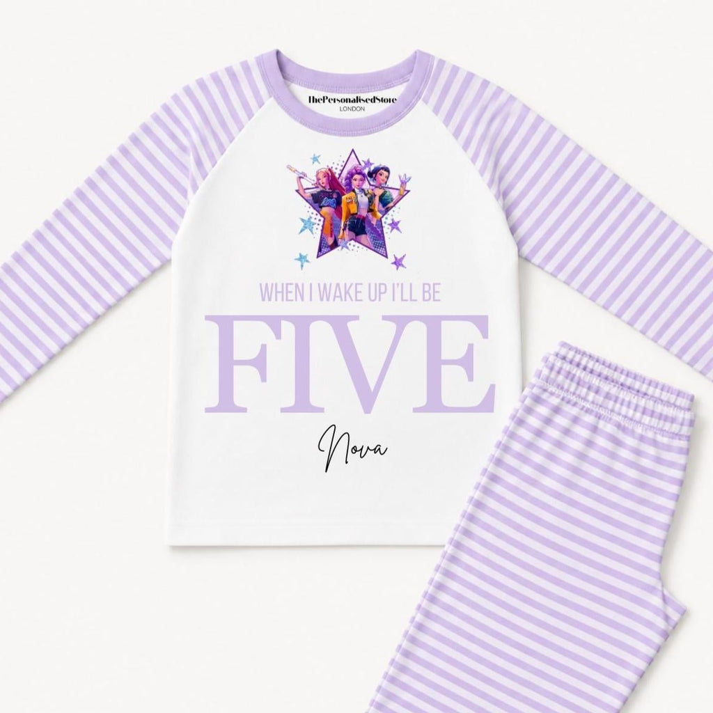 Purple KPOP Birthday Pyjamas & Backpack