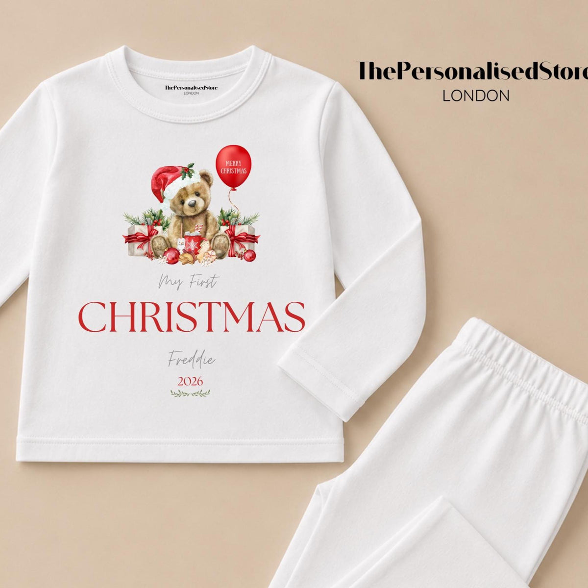 Personalised My First Christmas Pyjamas