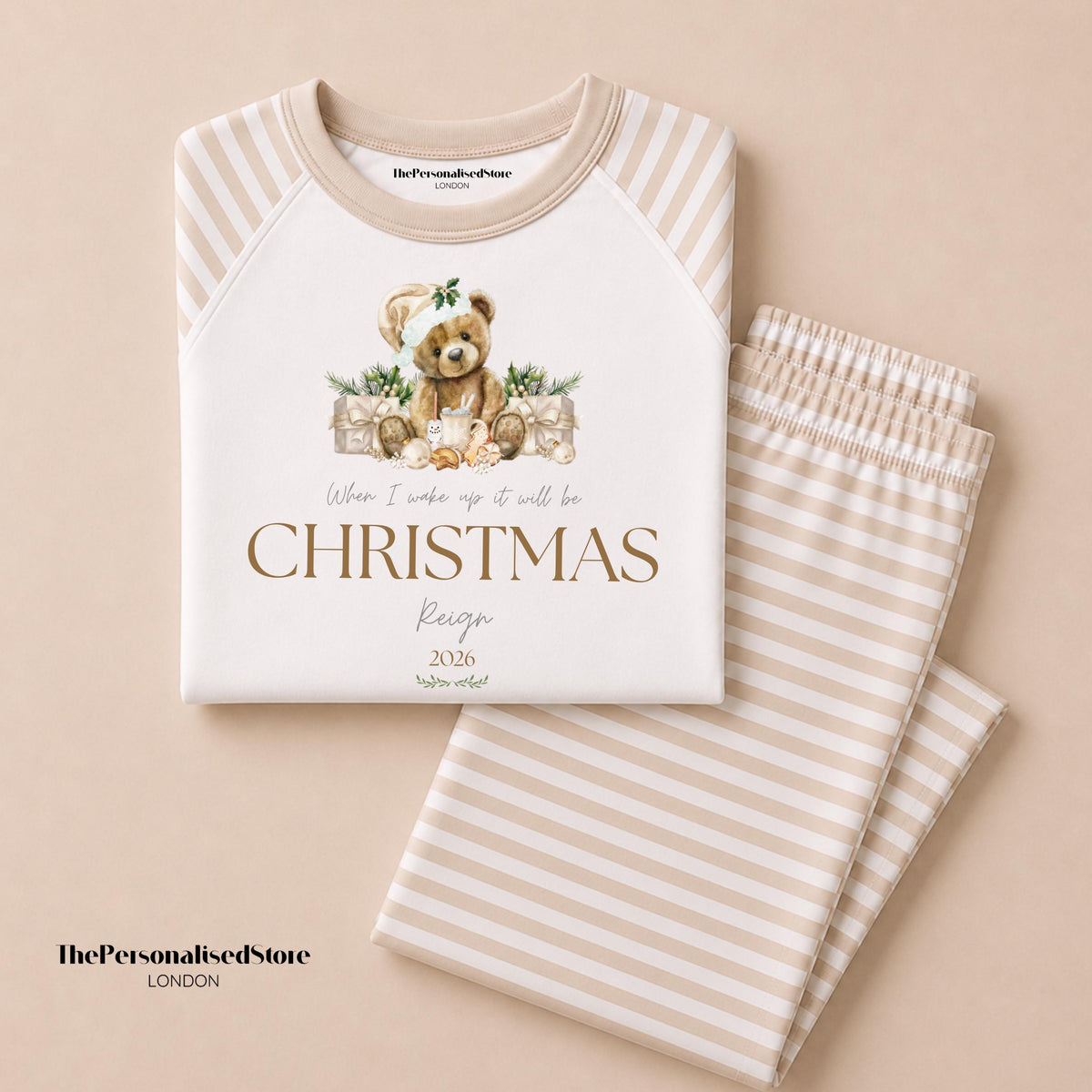 Personalised Christmas Sack & Matching Pyjamas