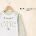 Personalised Sage Green Themed Birthday Pyjamas