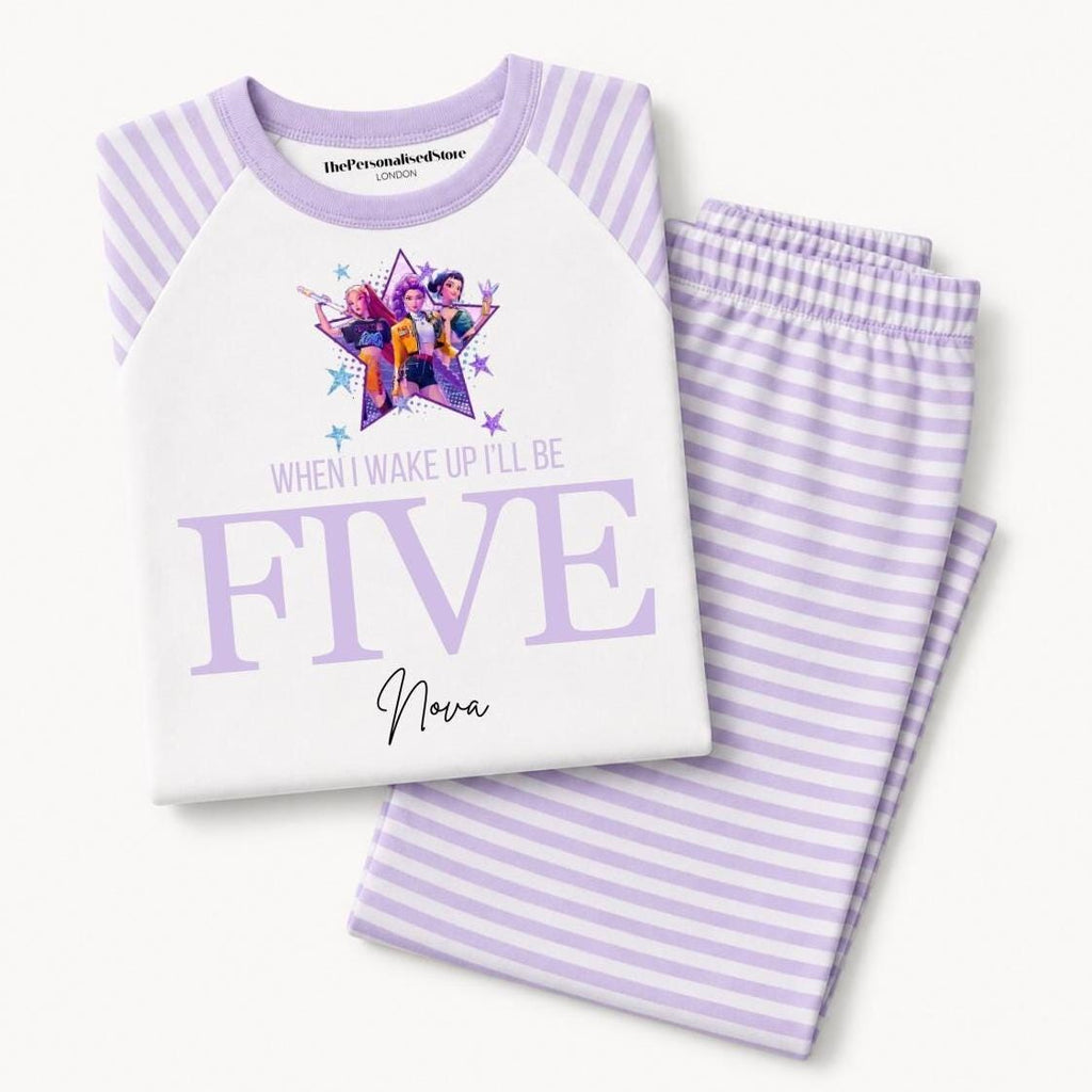 Purple KPOP Birthday Pyjamas & Backpack
