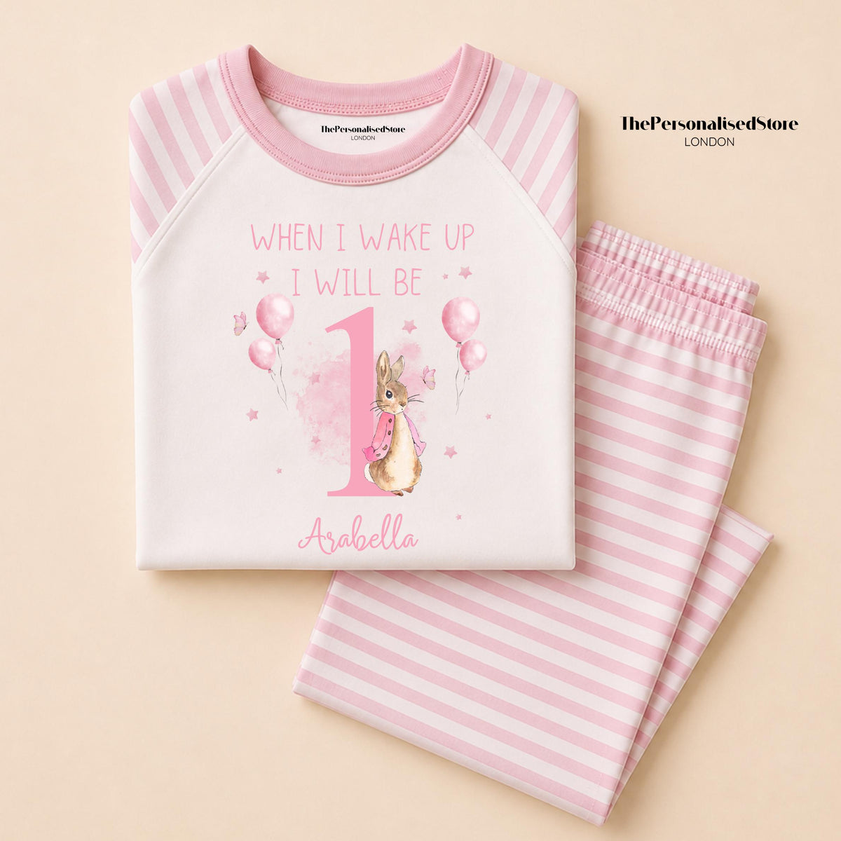 Personalised 'Flopsy Bunny' Pyjama Set