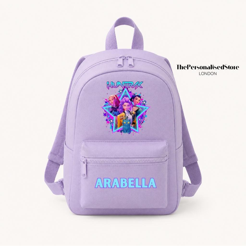 Personalised Purple KPOP Backpack