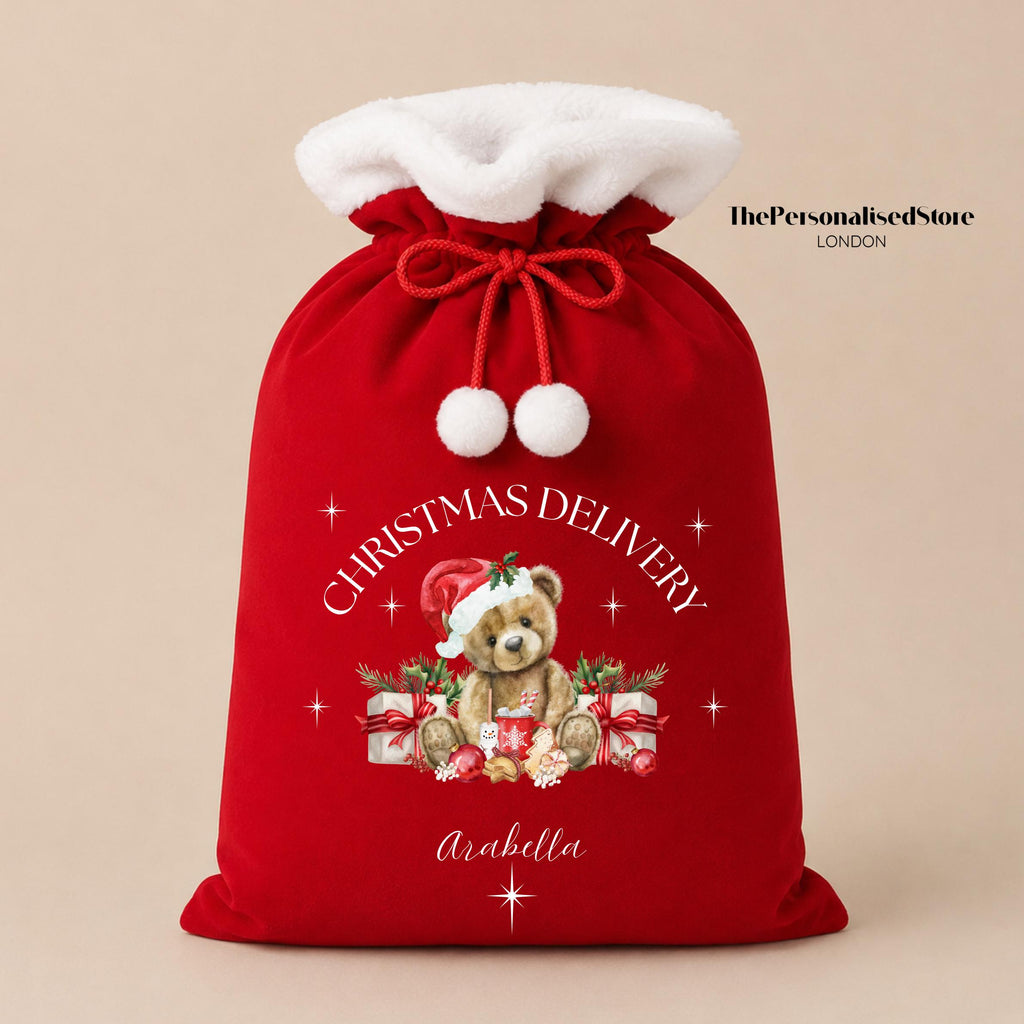 Personalised Large Red Christmas Sack