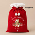 Personalised Large Red Christmas Sack