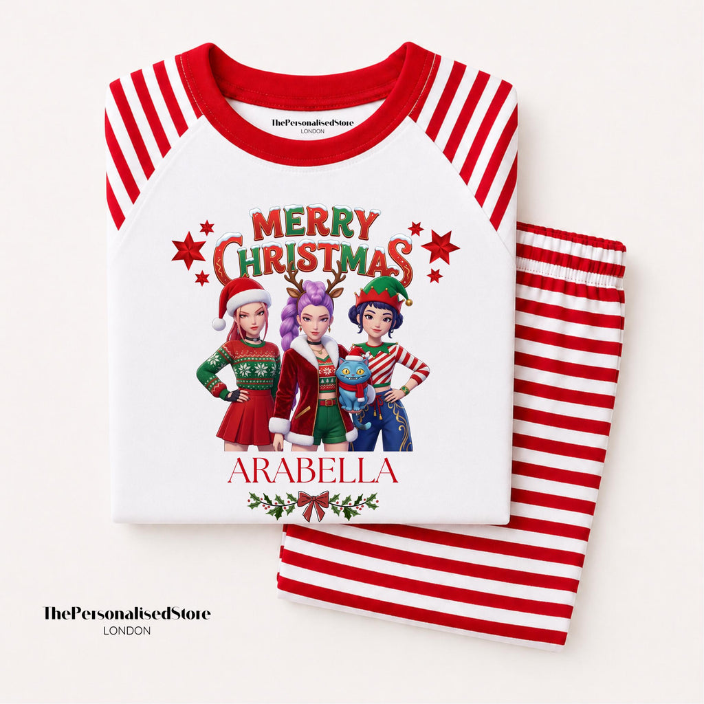 Personalised Christmas KPOP Pyjamas