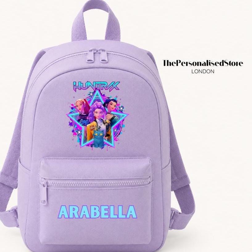 Personalised Purple KPOP Backpack