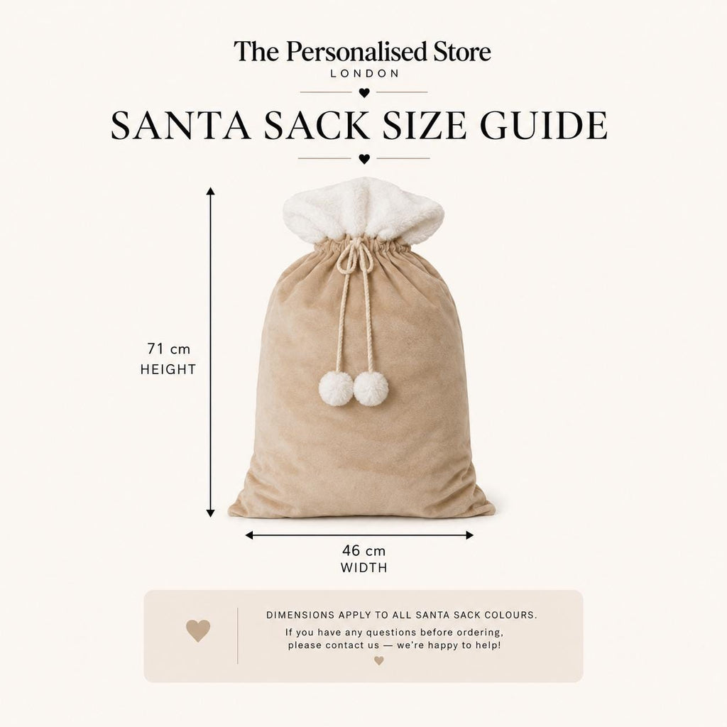 Personalised Large Red Christmas Sack