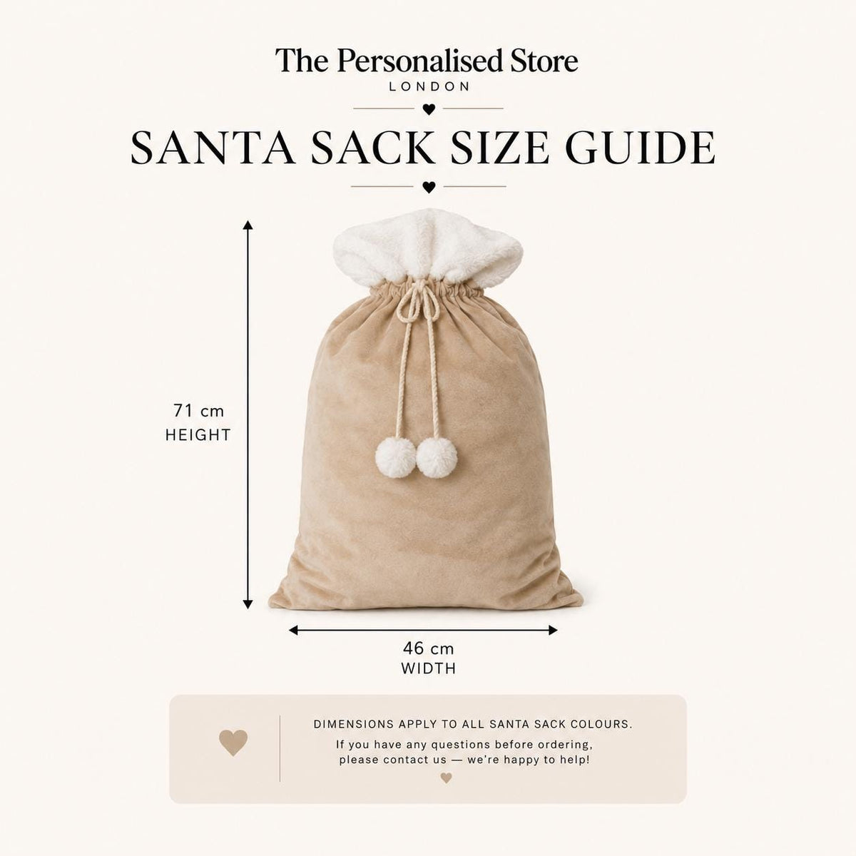 Personalised Large Red Christmas Sack