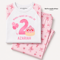 Personalised Pink Dumpling Birthday Pyjamas