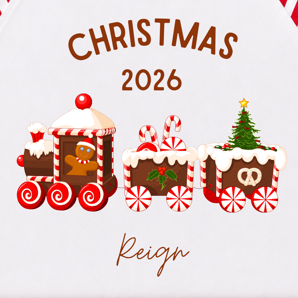 Personalised Red Christmas Pyjamas | Candy Cane