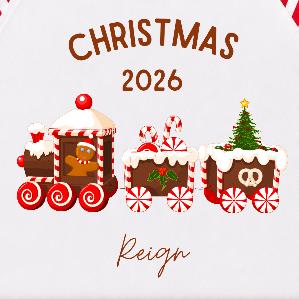 Personalised Red Christmas Pyjamas | Candy Cane
