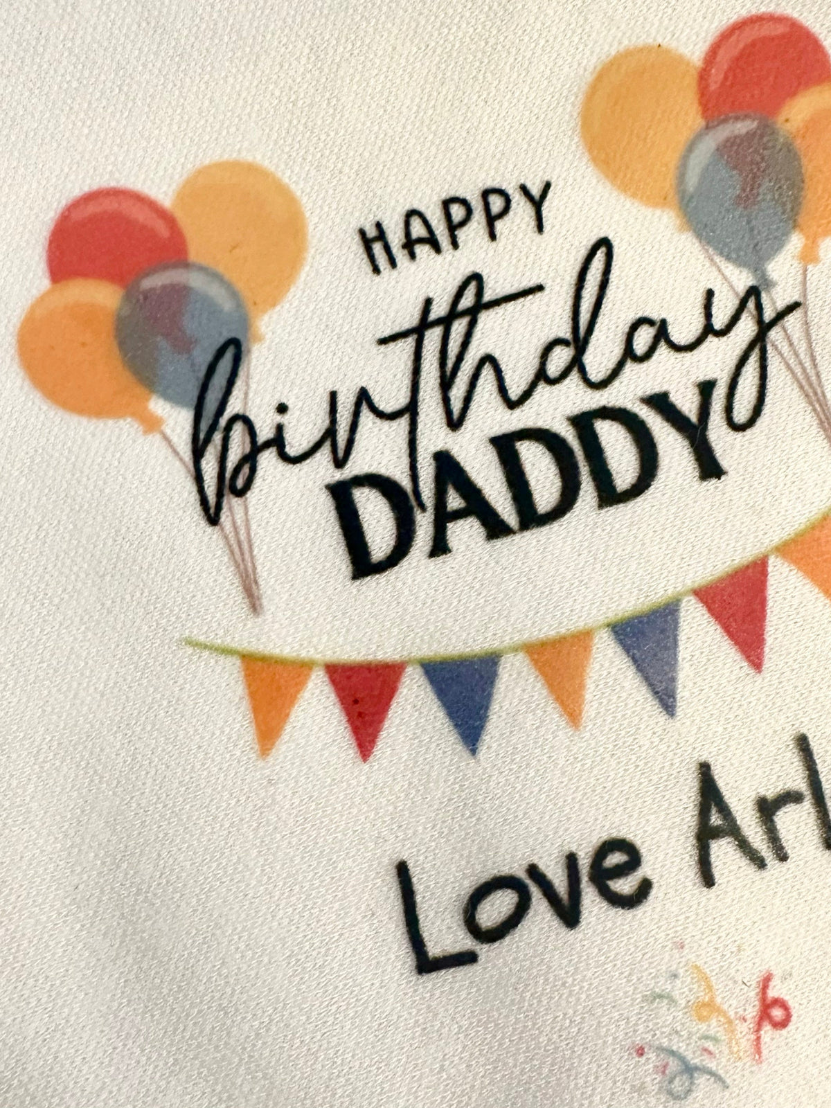 Personalised Happy Birthday Bodysuit