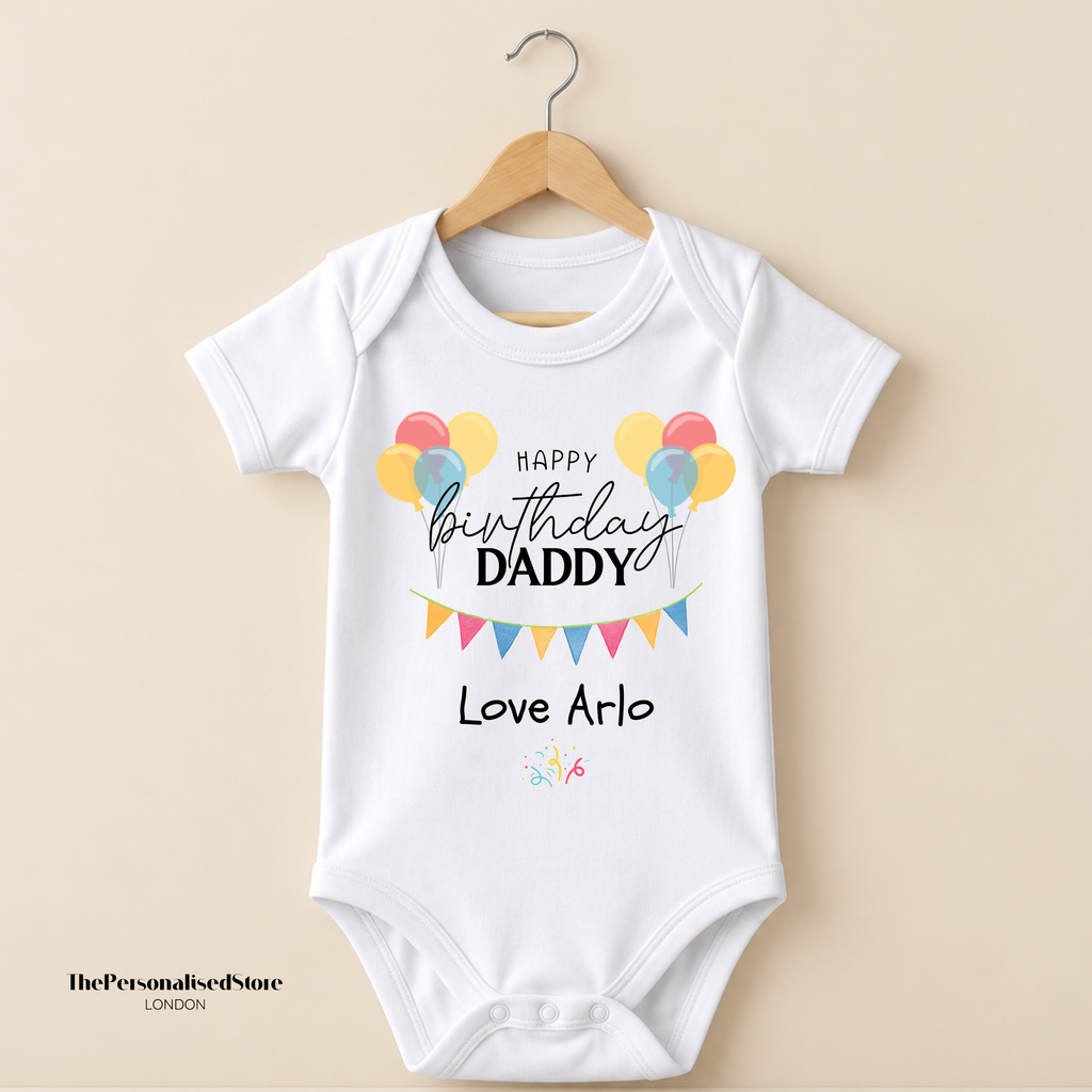 Personalised Happy Birthday Bodysuit