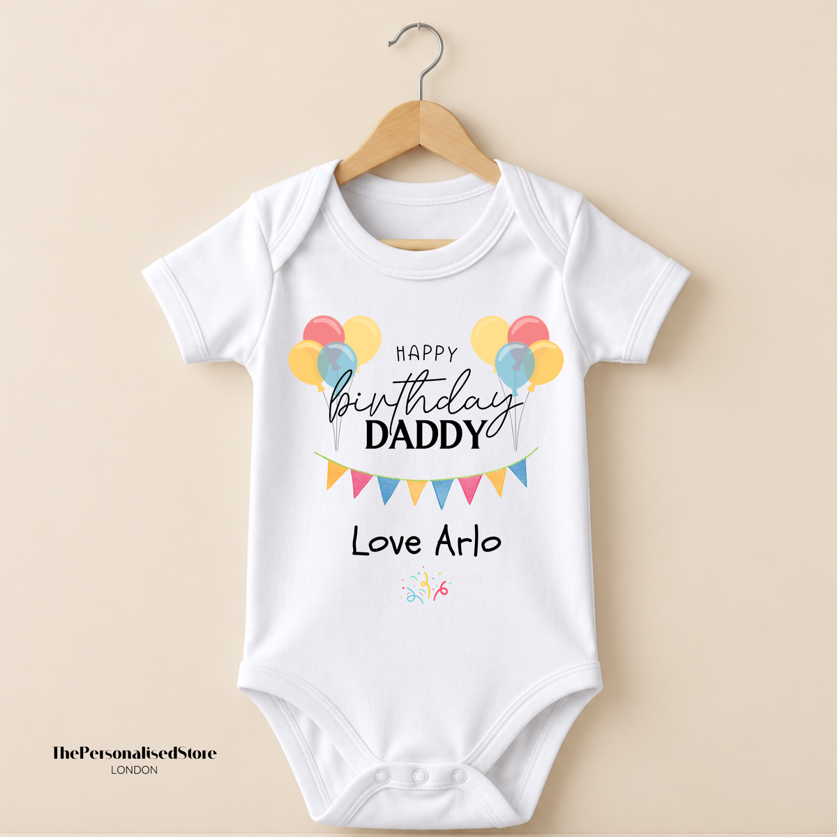 Personalised Happy Birthday Bodysuit