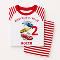Red Sports Car Personalised Pyjamas