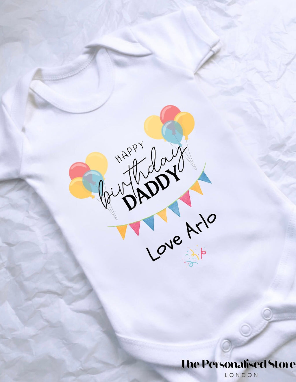 Personalised Happy Birthday Bodysuit