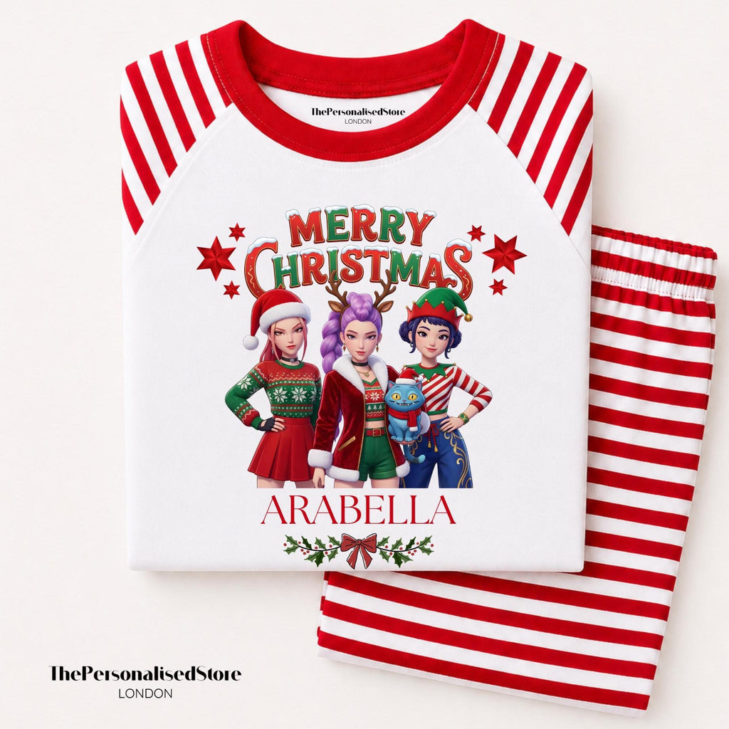 Personalised Christmas KPOP Pyjamas