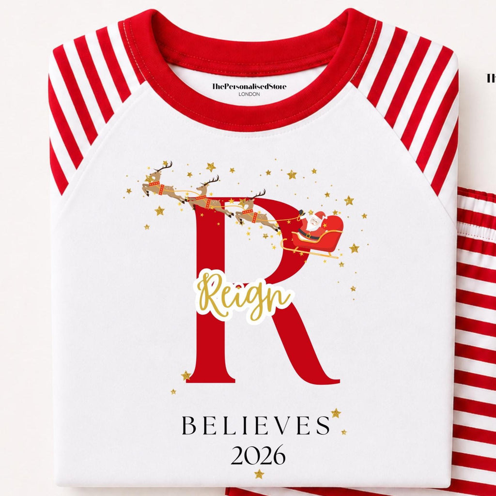 Personalised Santa Sleigh Pyjamas