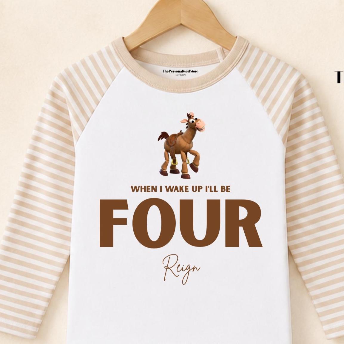 Sage Green Bullseye Toystory Birthday Pyjamas
