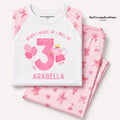 Personalised Pink Peppa Birthday Pyjamas