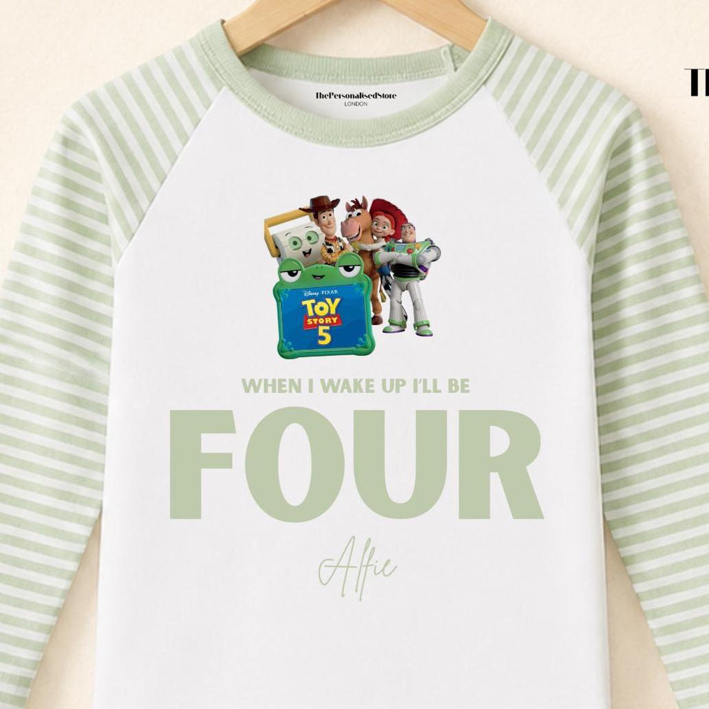 Sage Green Toy Story 5 Birthday Pyjamas
