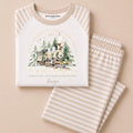 Personalised Beige Polar Express Pyjamas