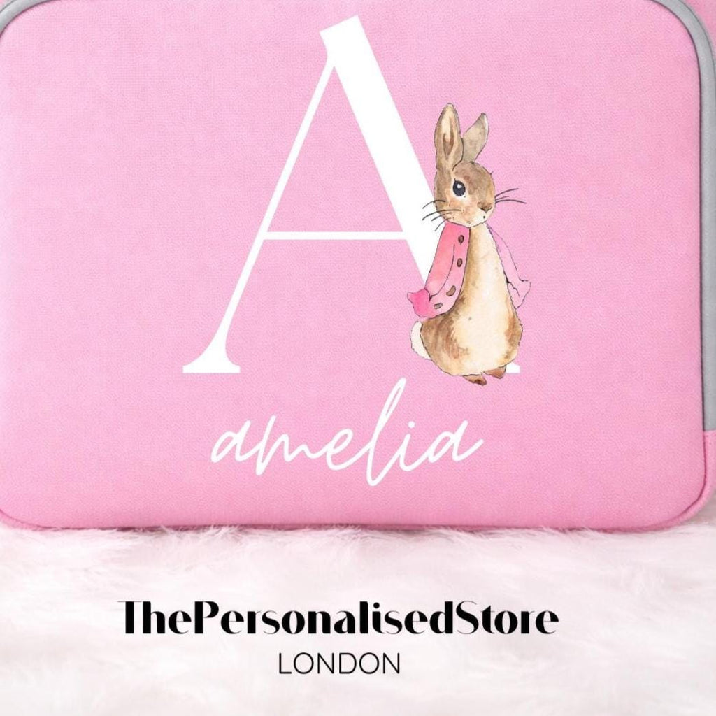 Personalised Girls Flopsy Bunny Lunch Box