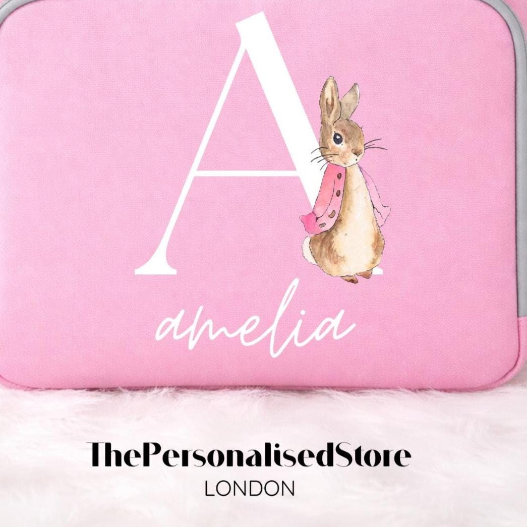 Personalised Girls Flopsy Bunny Lunch Box