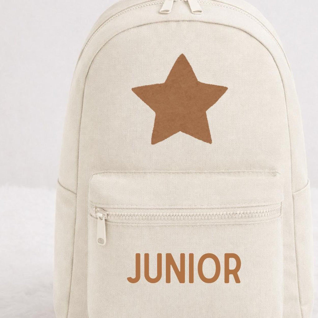 Personalised Star Print Backpack