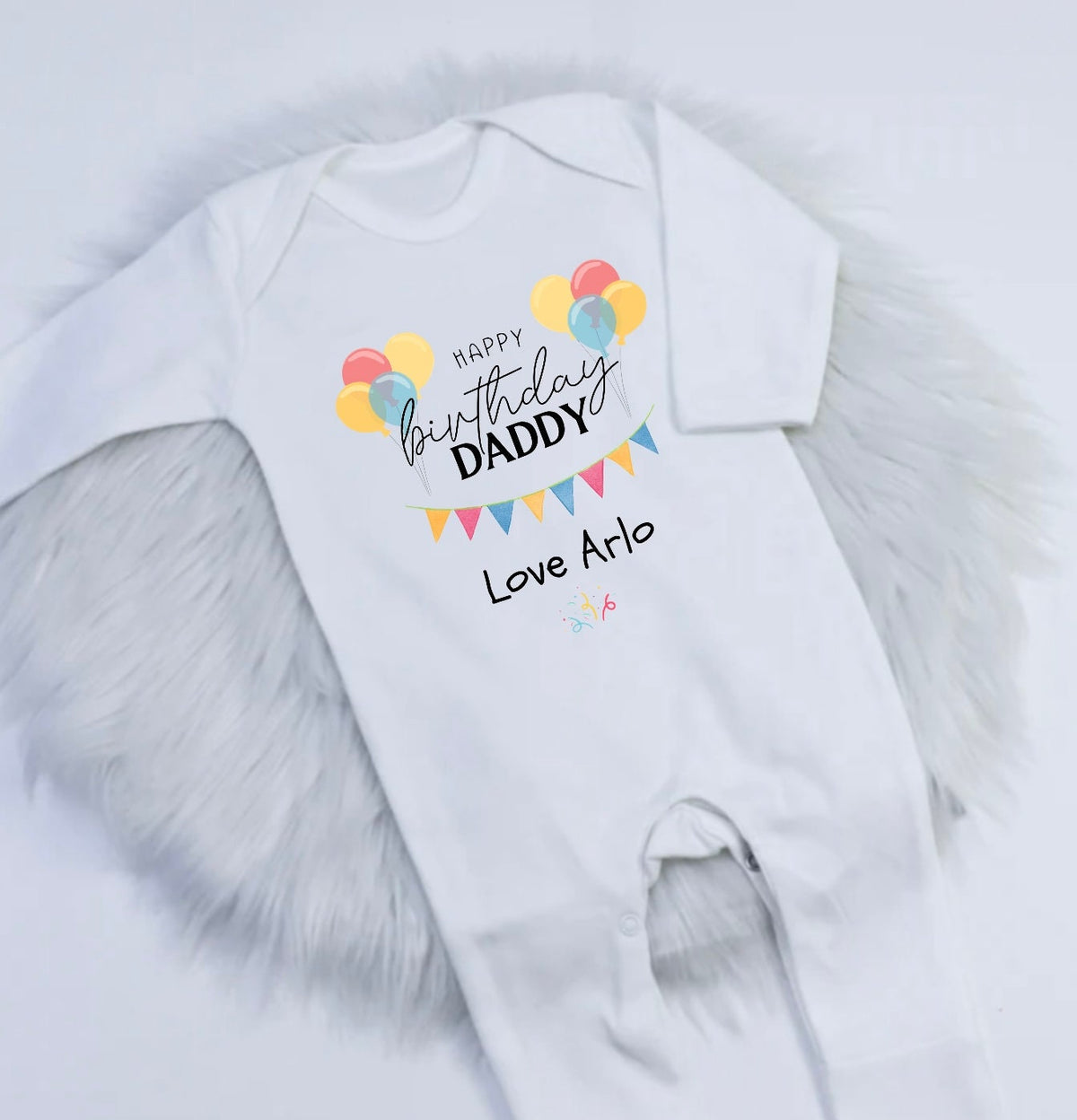 Personalised Happy Birthday Bodysuit