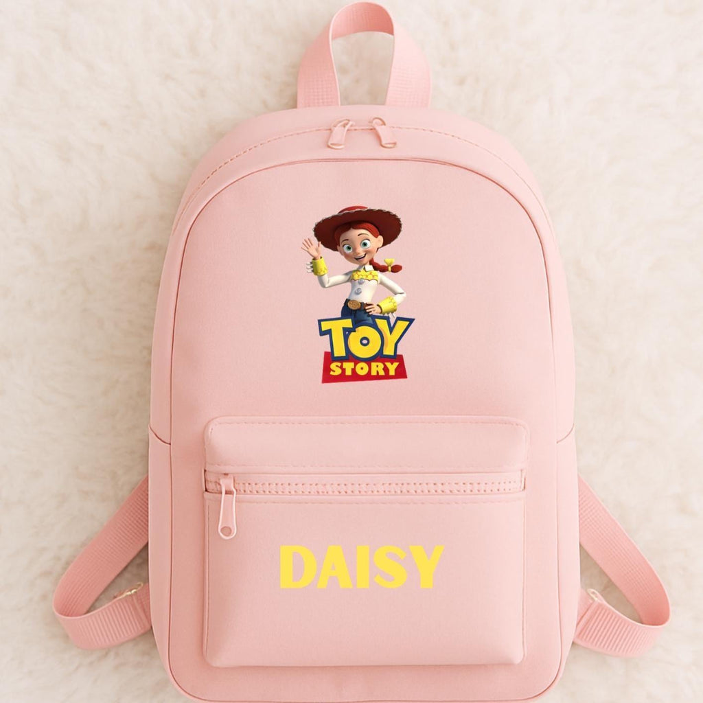 Personalised Pink Jessie Toy Story Backpack
