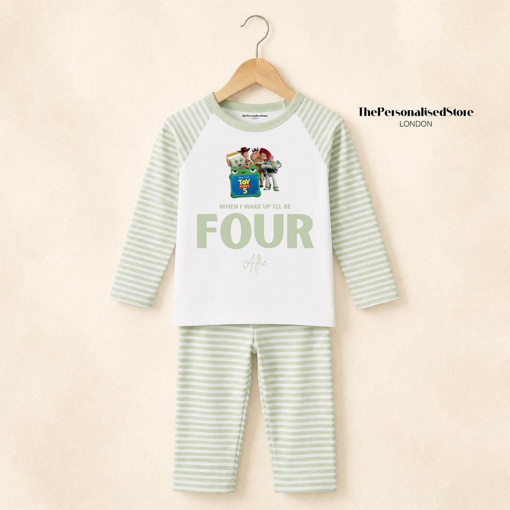 Sage Green Toy Story 5 Birthday Pyjamas