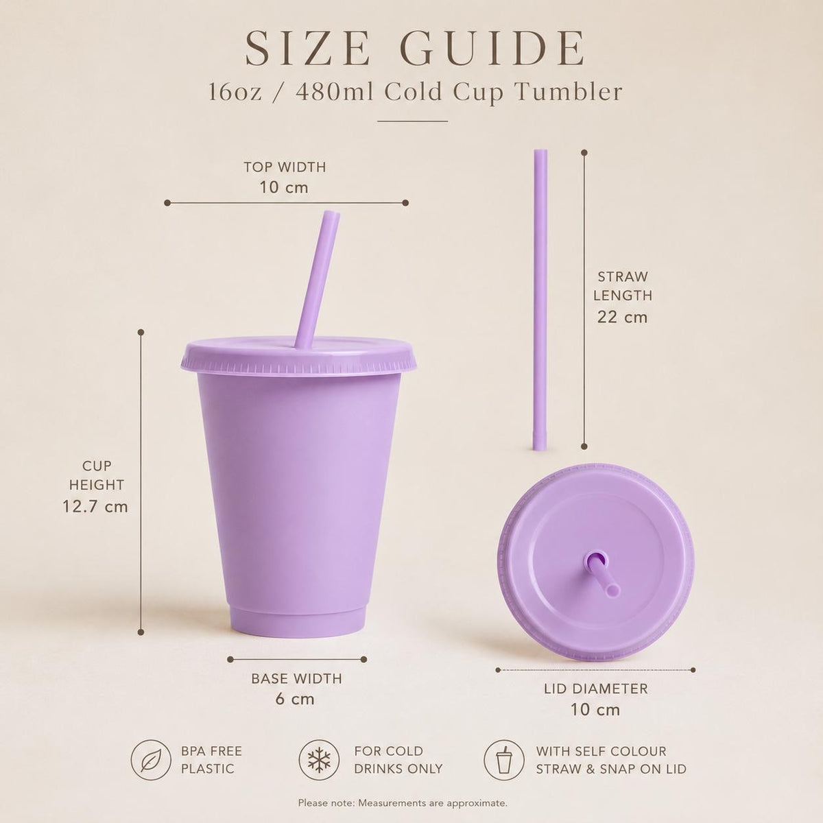 Purple KPOP Cold Cup