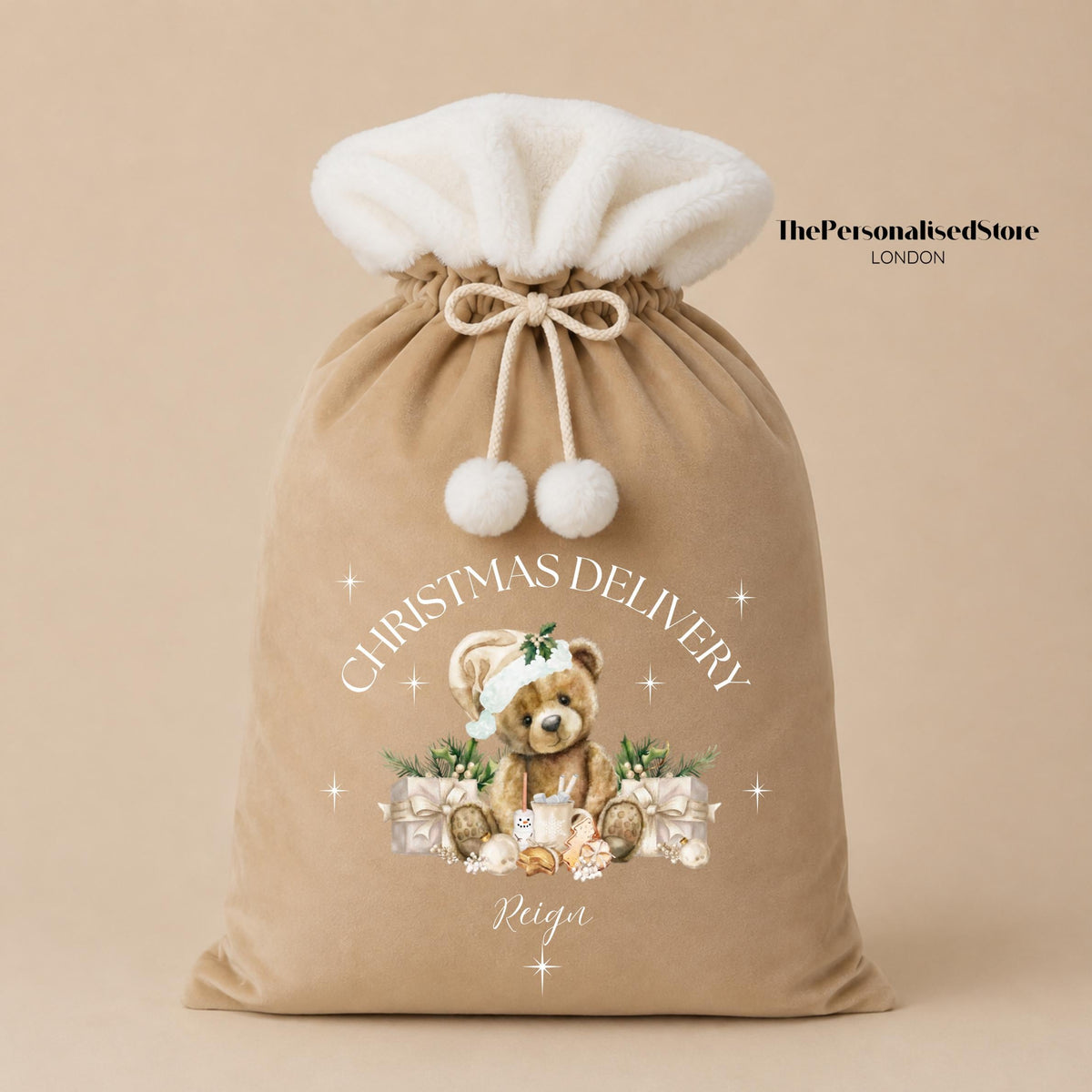 Personalised Large Red Christmas Sack