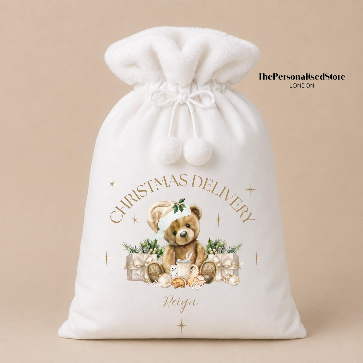 Personalised Large Red Christmas Sack