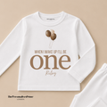 Personalised Brown Balloon Toddler Birthday Set